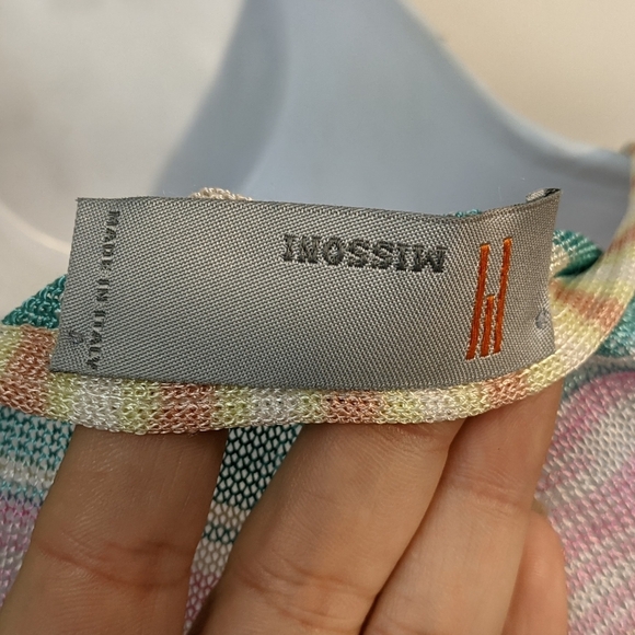 Missoni Vintage Y2K 2000's Set Wrap Top & Pleated Skirt Size 8 - Picture 10 of 12